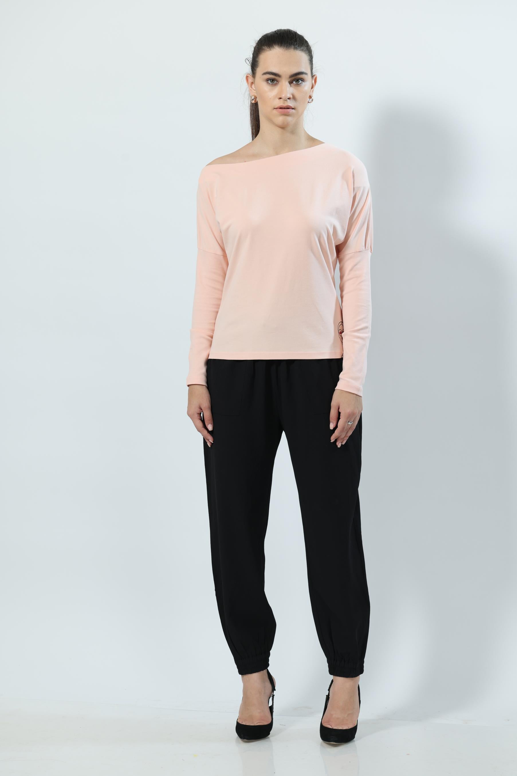 Mental Health Awarness Full Sleeve Peach Melba Top