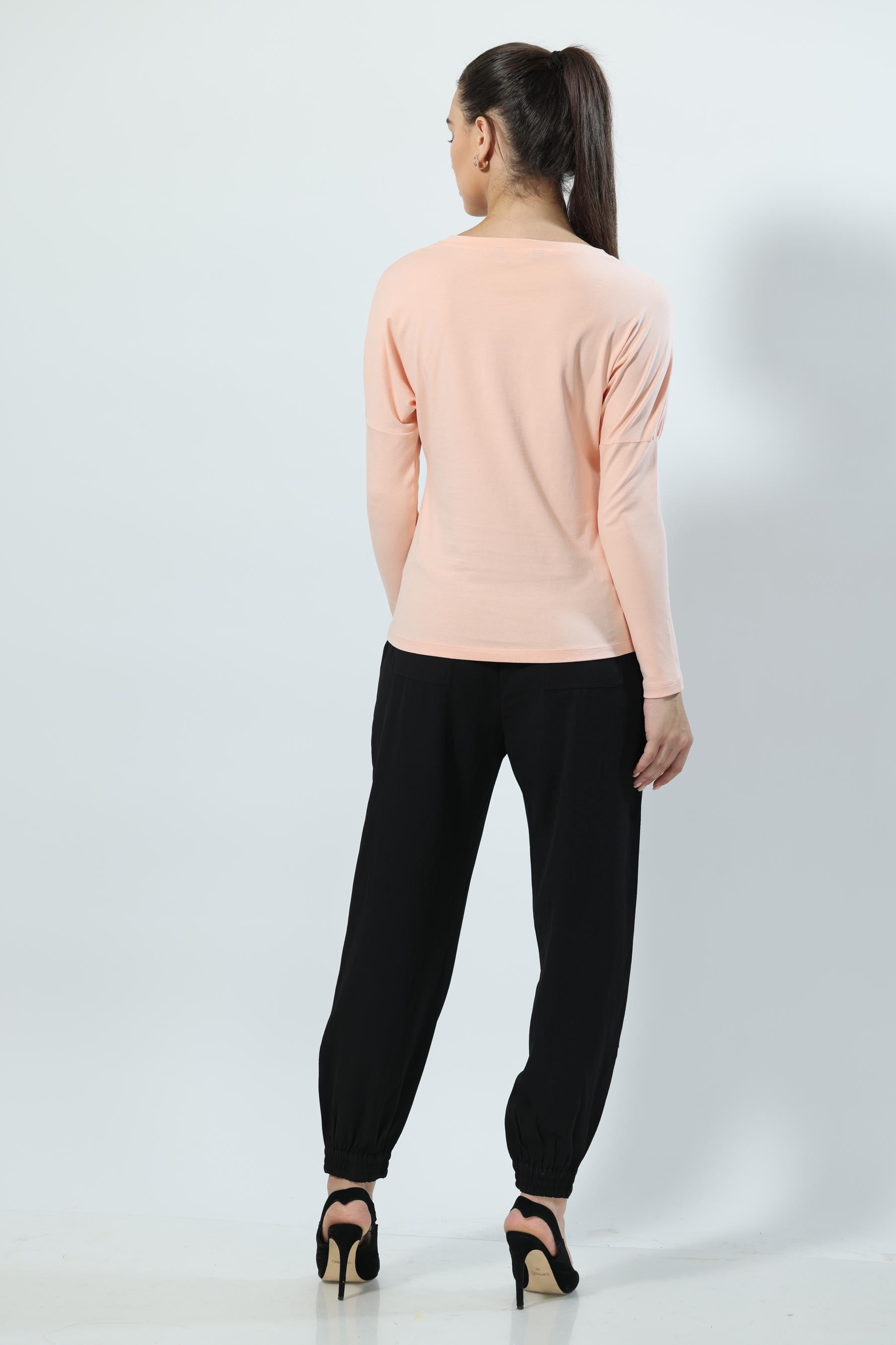 Mental Health Awarness Full Sleeve Peach Melba Top