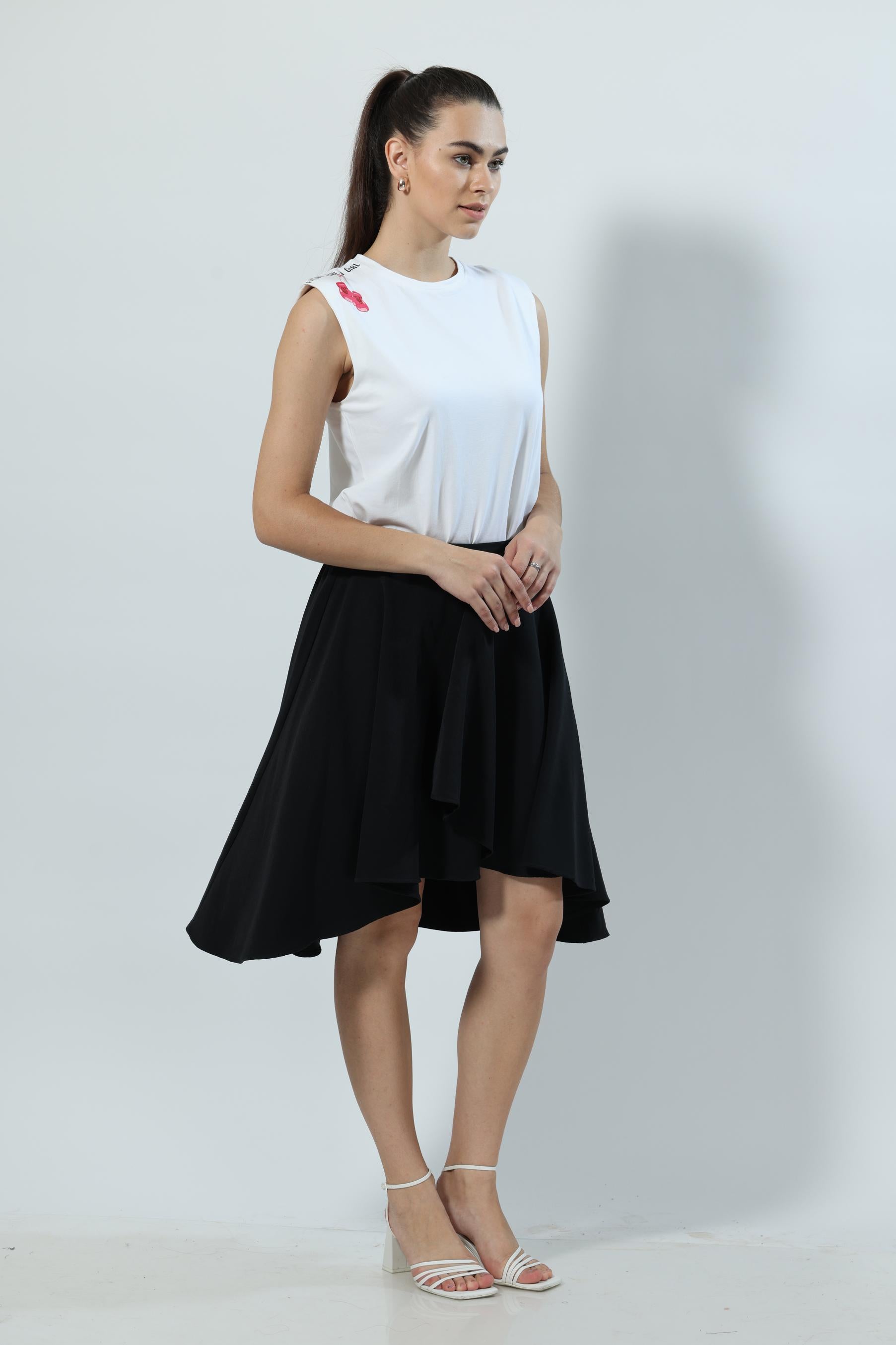 Csacade Black Skirt