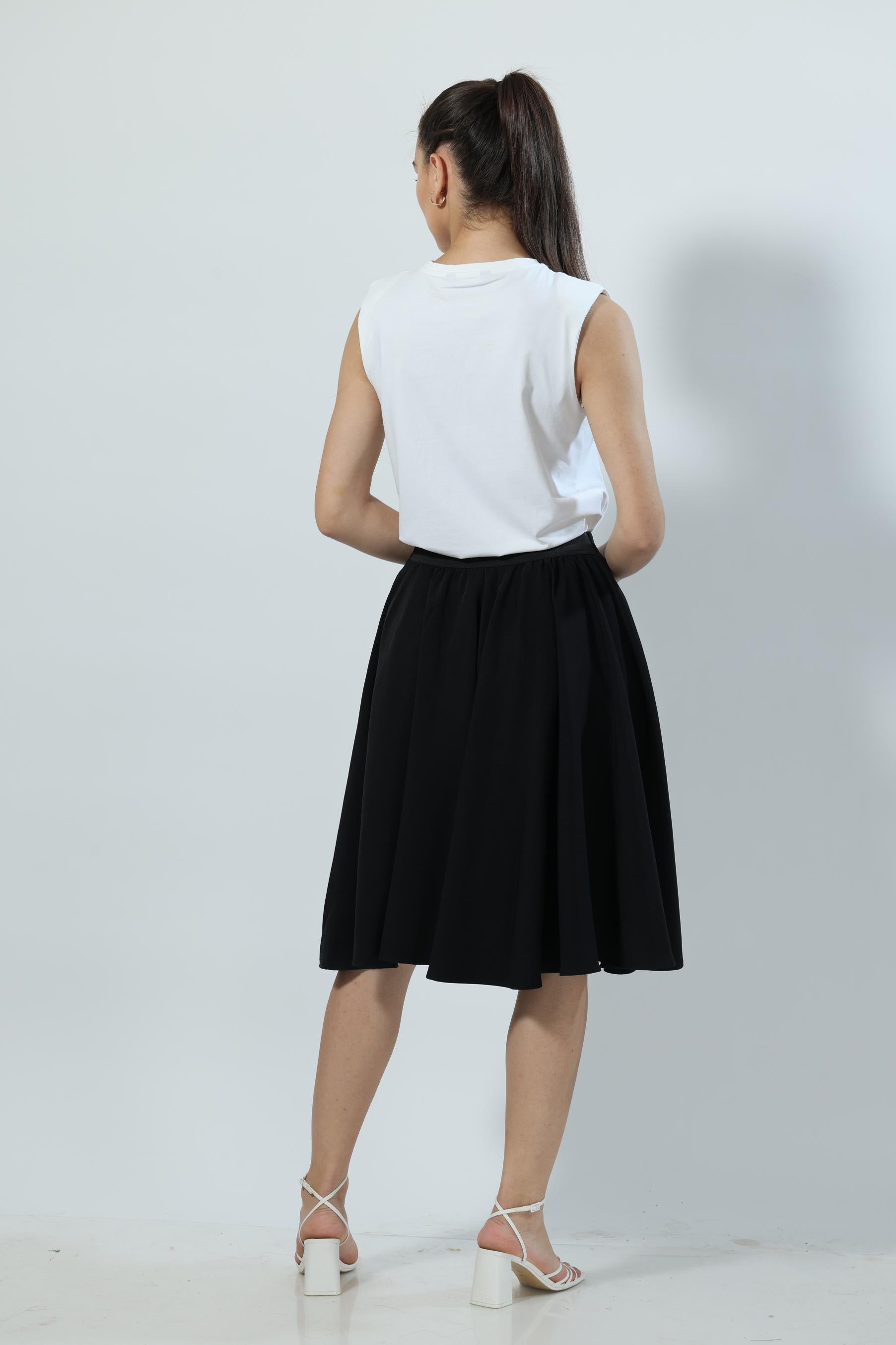 Csacade Black Skirt