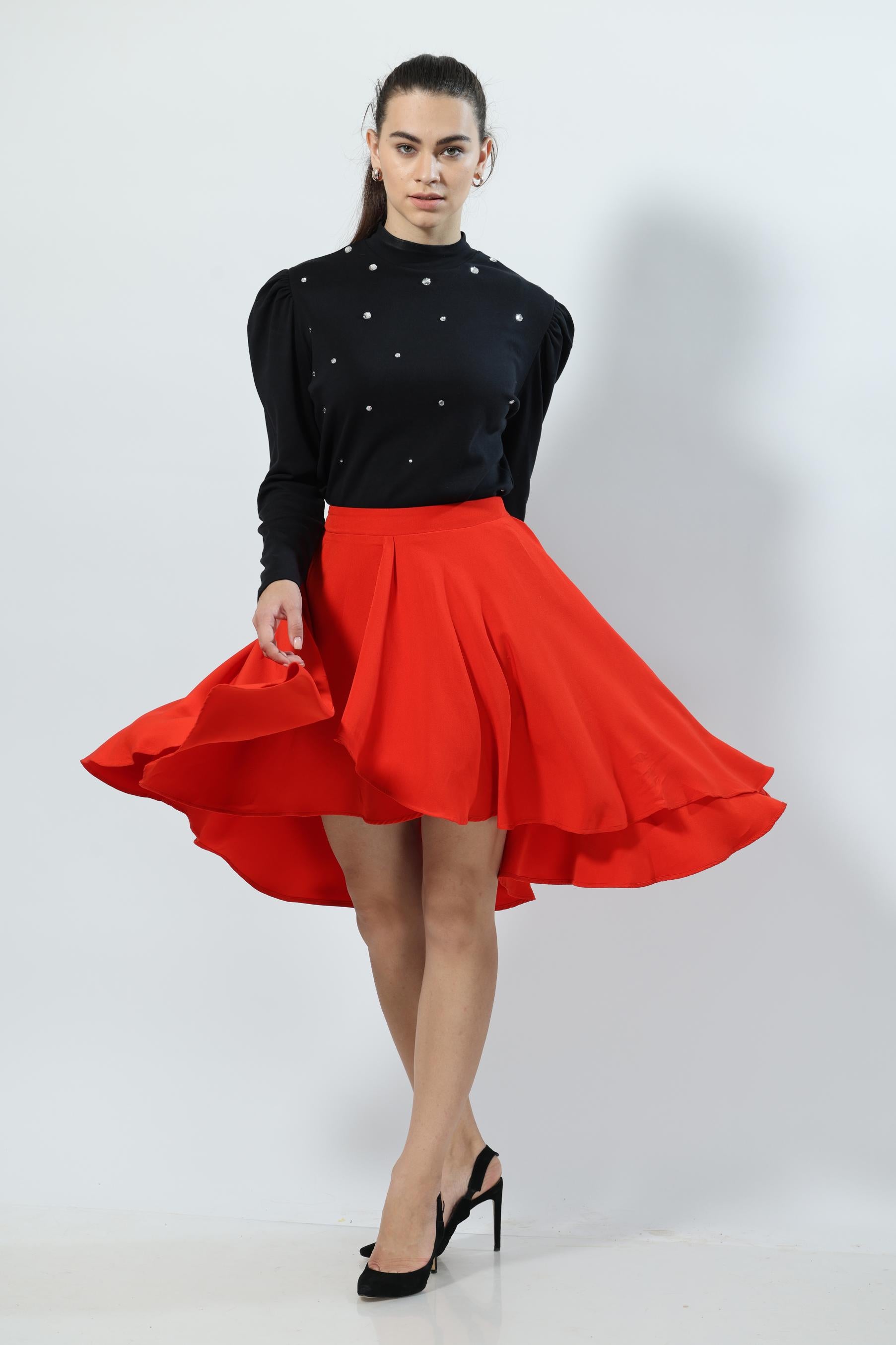 Cascade Red Skirt