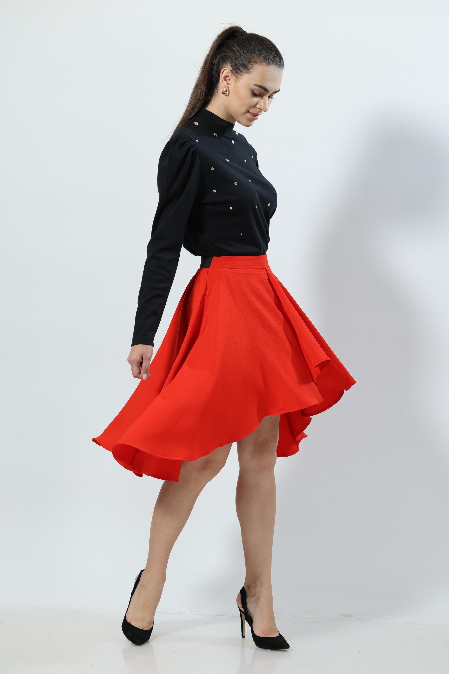 Cascade Red Skirt