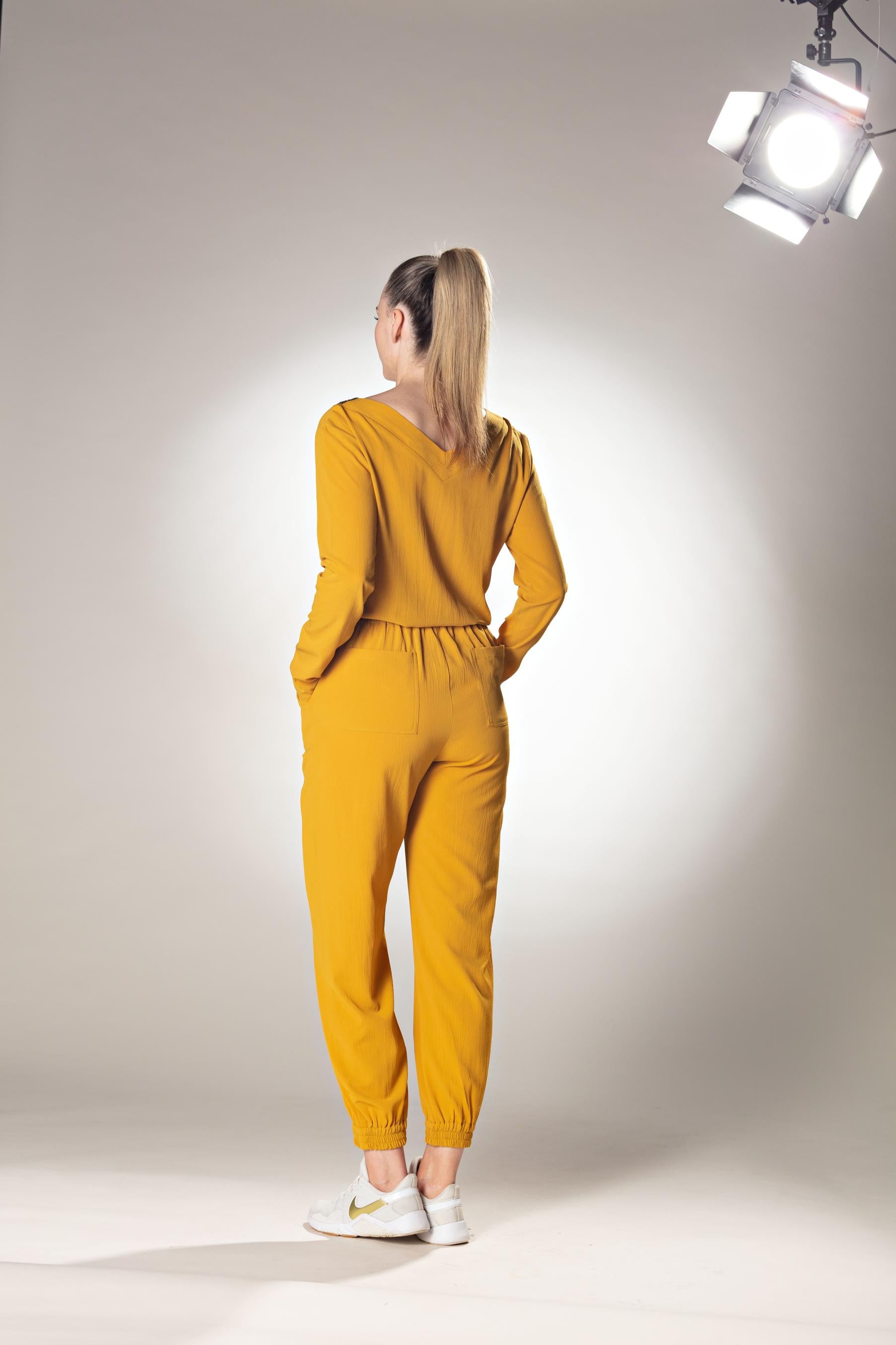 Full Length Casual Mustard Trouser