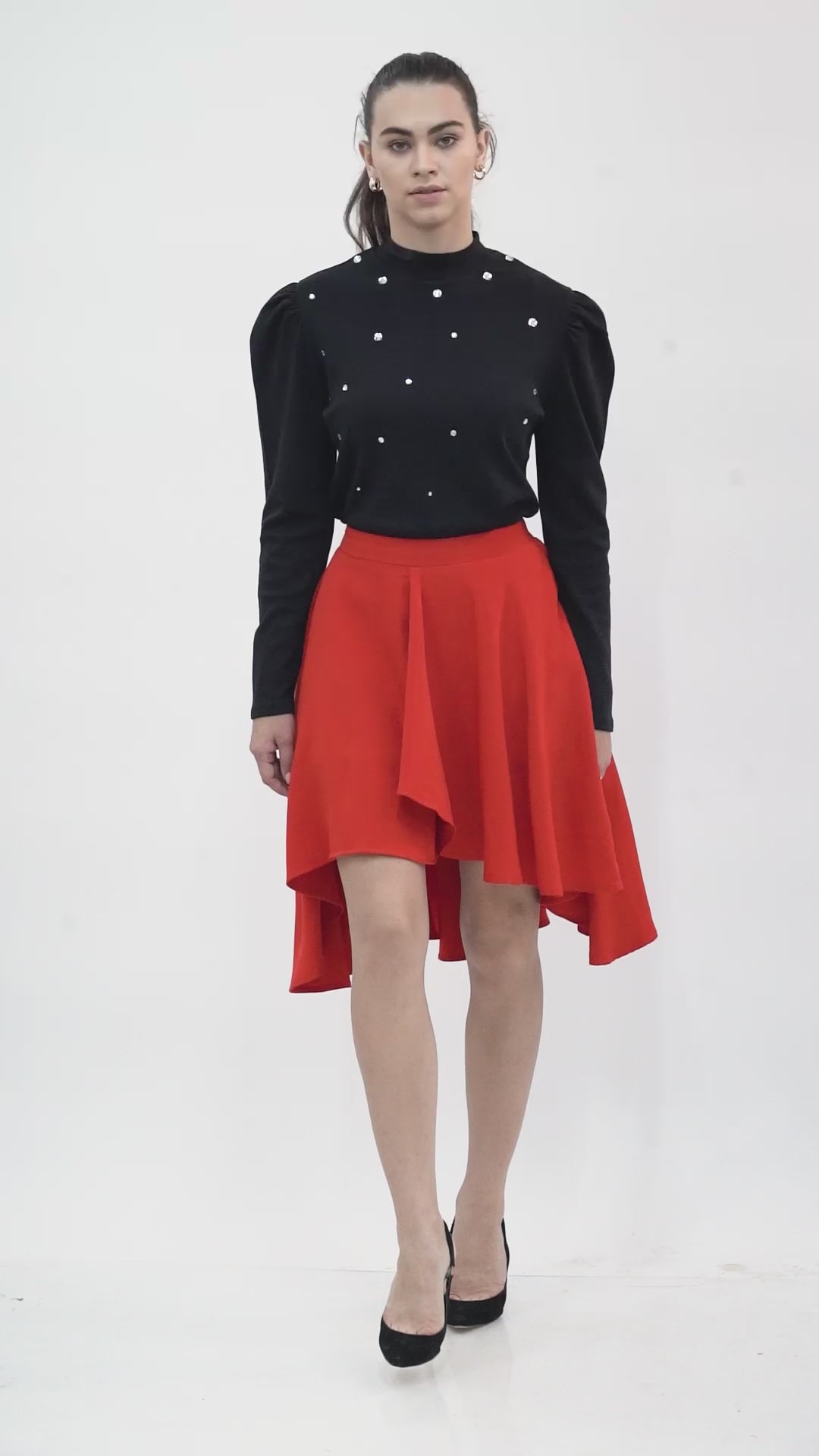 Cascade Red Skirt